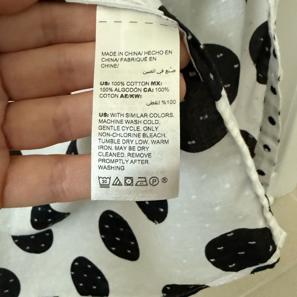 Polka Dot Shirt 100% Cotton - Picture 5 of 6